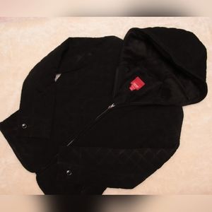 Esprit Quilted Black Jacket with hood M